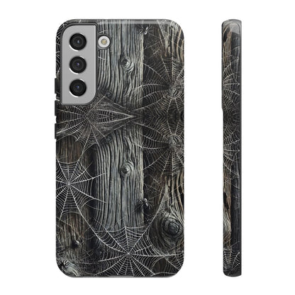 Spiderwebs Barnwood Tough Case