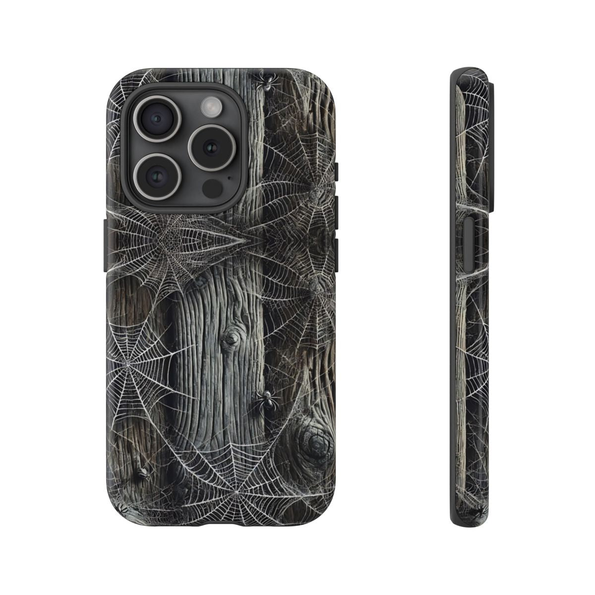 Spiderwebs Barnwood Tough Case