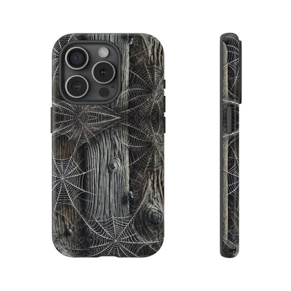 Spiderwebs Barnwood Tough Case