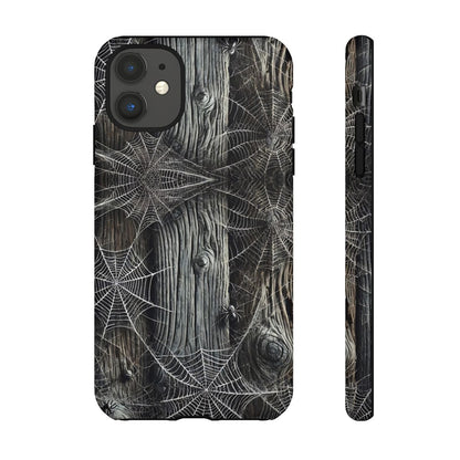 Spiderwebs Barnwood Tough Case