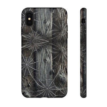 Spiderwebs Barnwood Tough Case