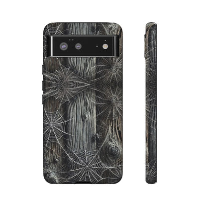 Spiderwebs Barnwood Tough Case