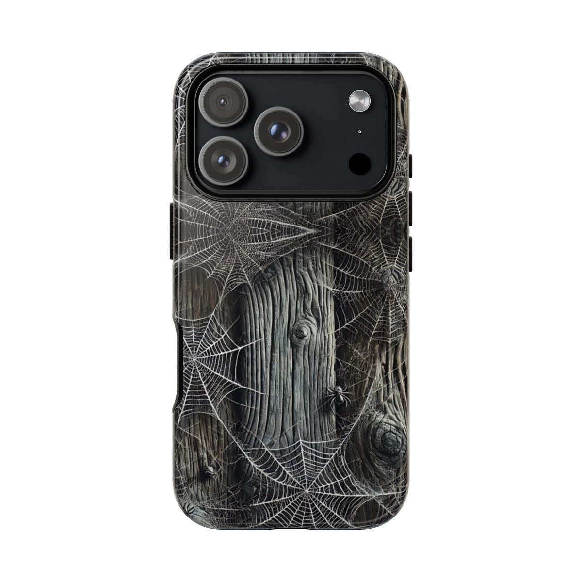 Spiderwebs Barnwood Tough Case - iPhone 18 Pro