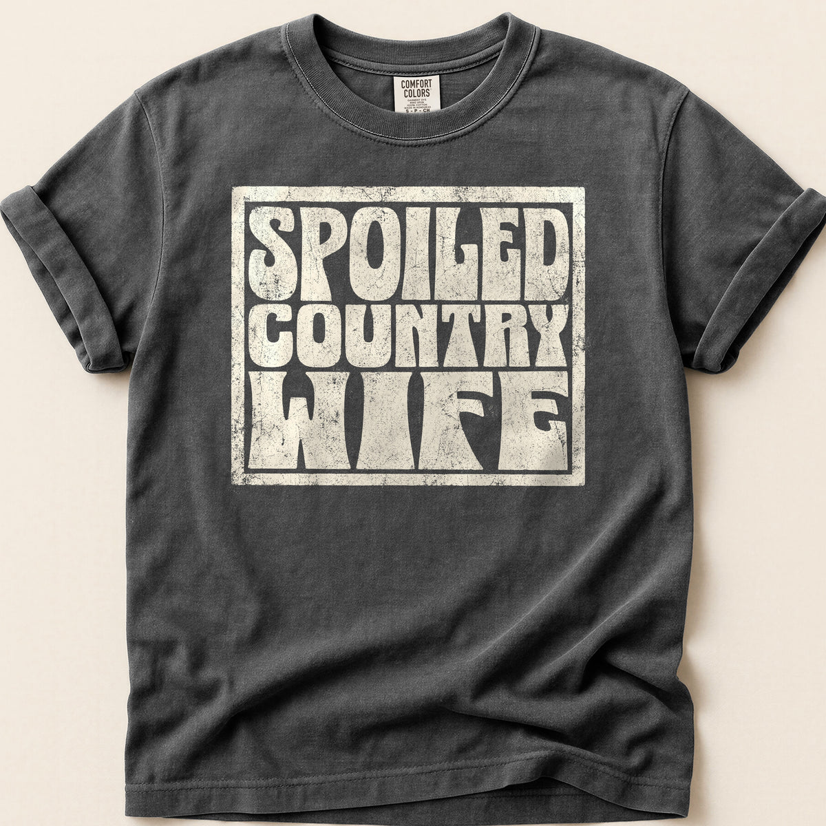 Spoiled Country Wife T-shirt on Pepper