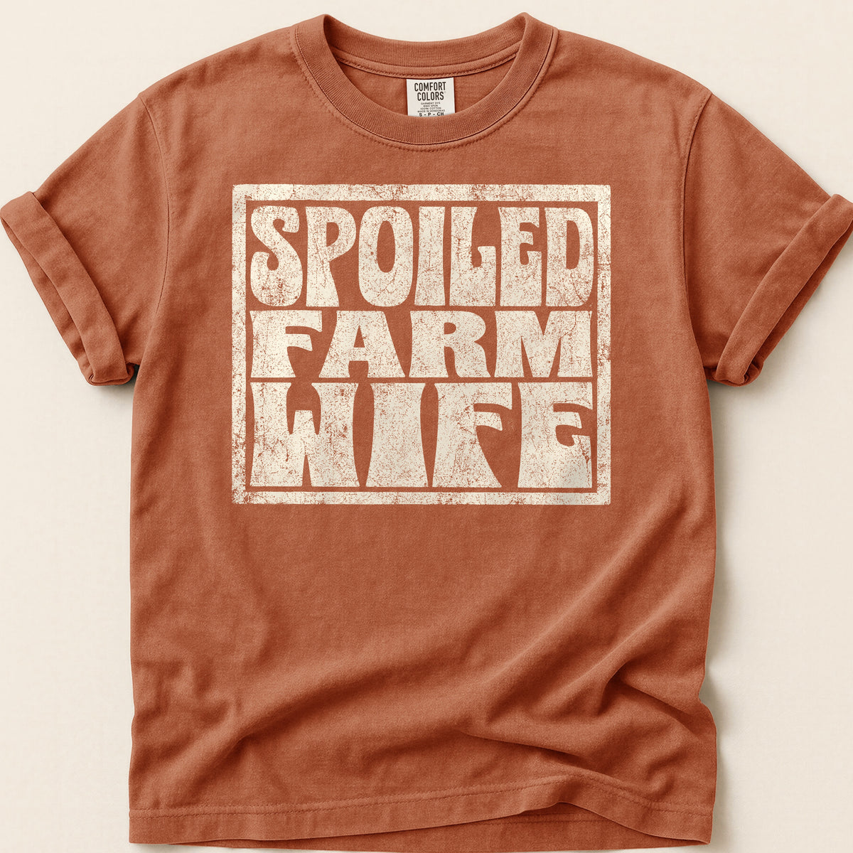 Spoiled Farm Wife T-shirt on Yam
