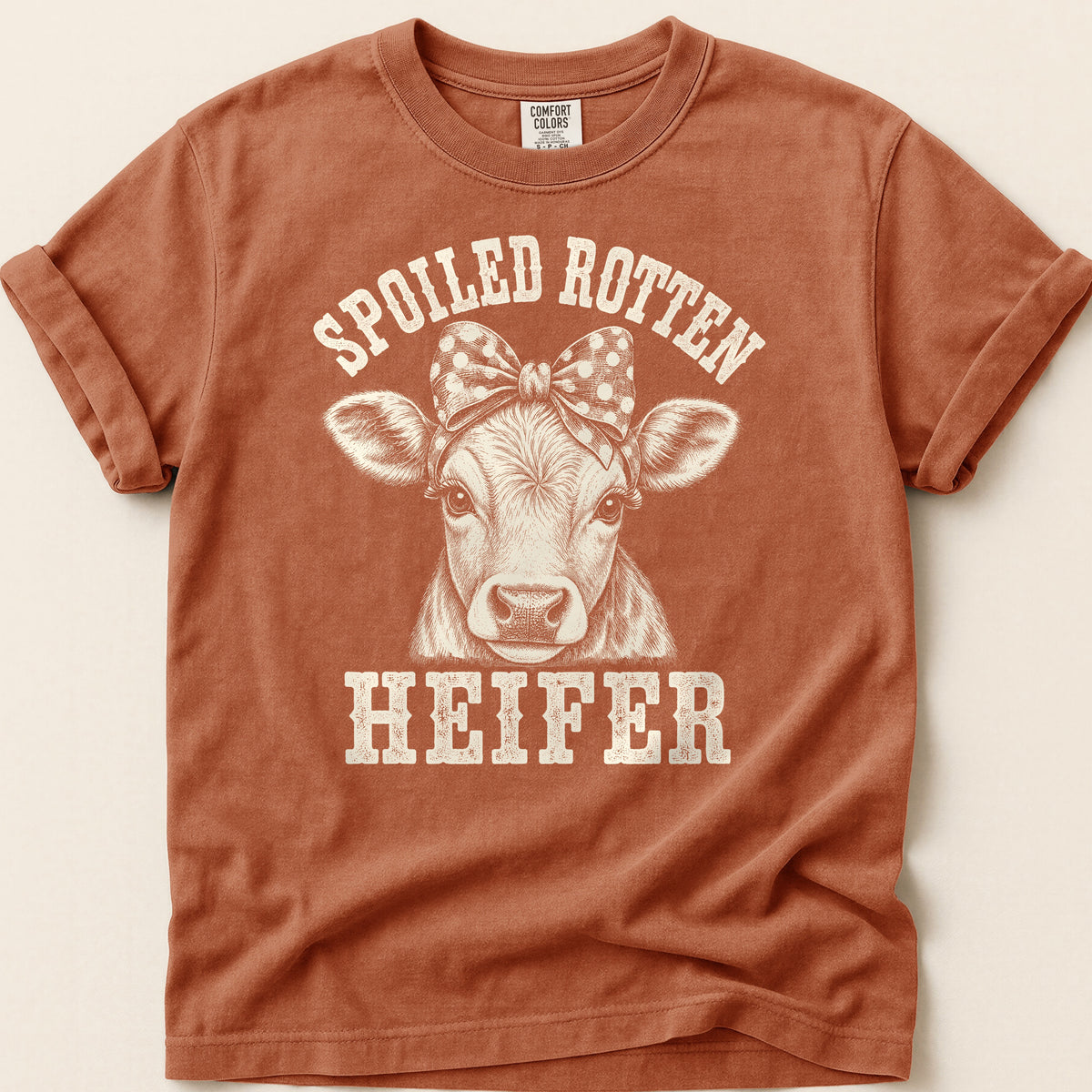 Spoiled Rotten Heifer T-shirt on Yam