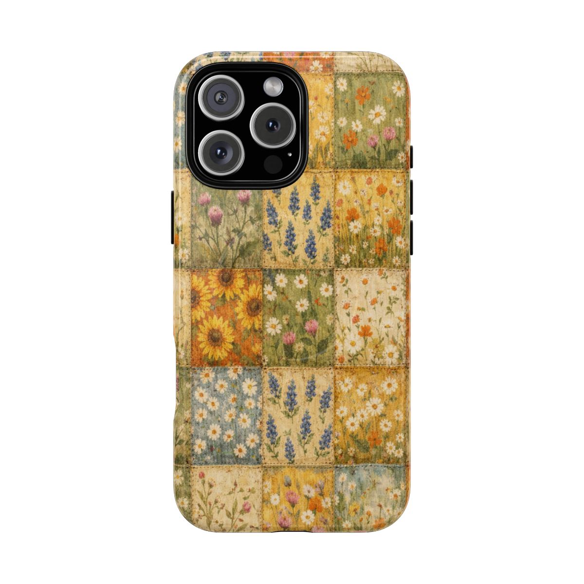 Spring Patchwork Magnetic Case