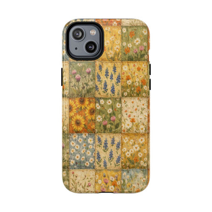 Spring Patchwork Magnetic Case