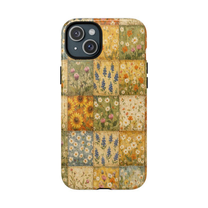 Spring Patchwork Magnetic Case