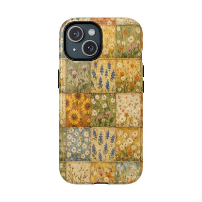 Spring Patchwork Magnetic Case