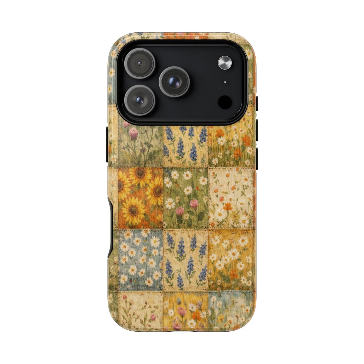 Spring Patchwork Magnetic Case