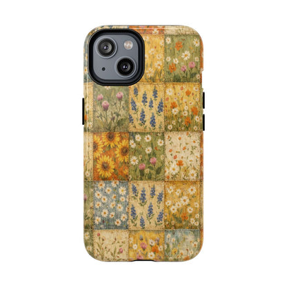 Spring Patchwork Magnetic Case