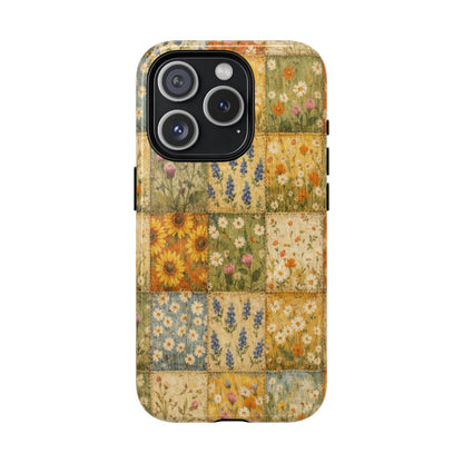 Spring Patchwork Magnetic Case