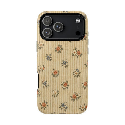 Striped Floral Magnetic Case - iPhone 18 Pro Max