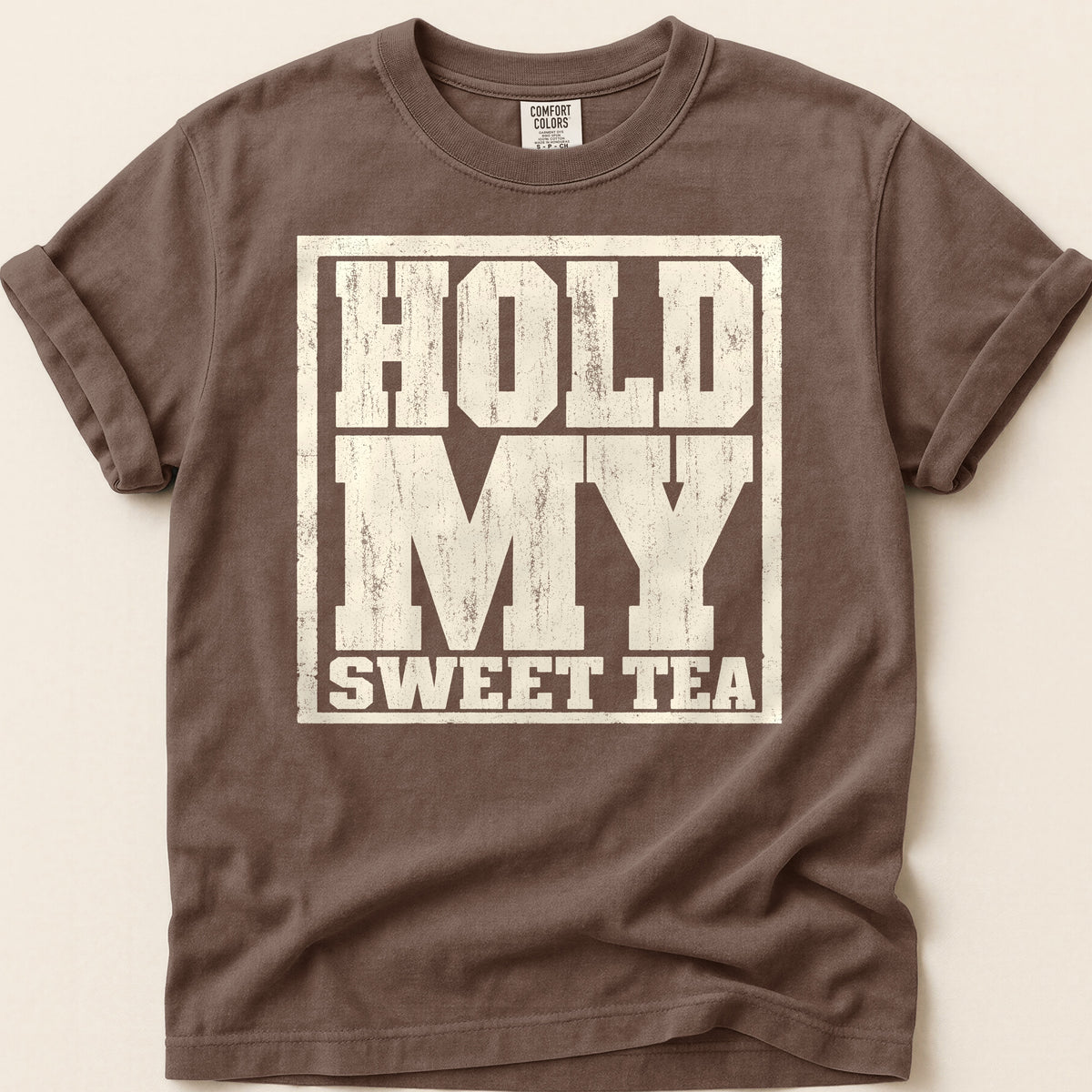 Sweet Tea T-shirt on Espresso