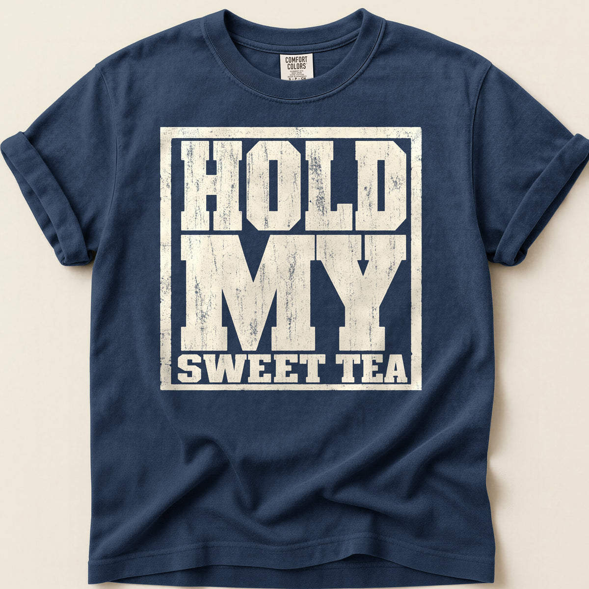 Sweet Tea T-shirt on Navy