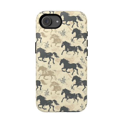 Taupe Horses Tough Case - iPhone 16e