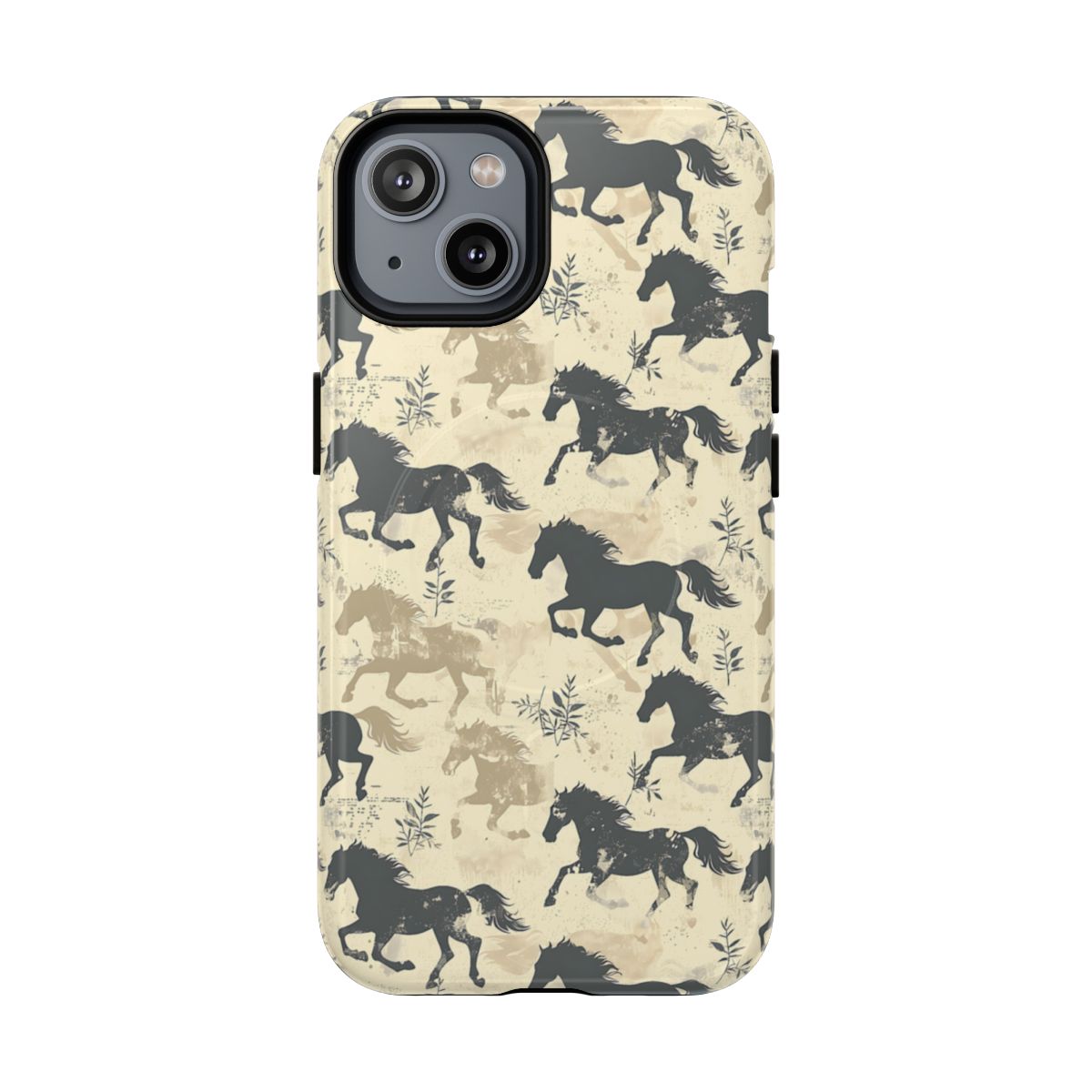 Taupe Horses Magnetic Case