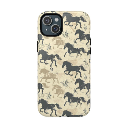 Taupe Horses Magnetic Case