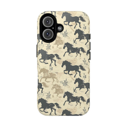 Taupe Horses Magnetic Case