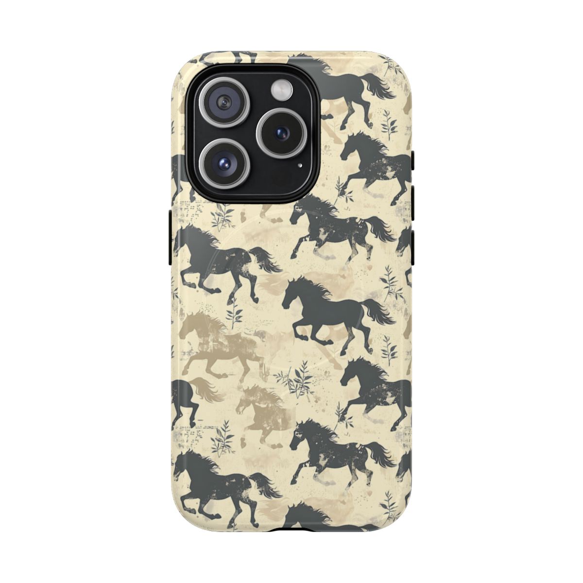 Taupe Horses Magnetic Case
