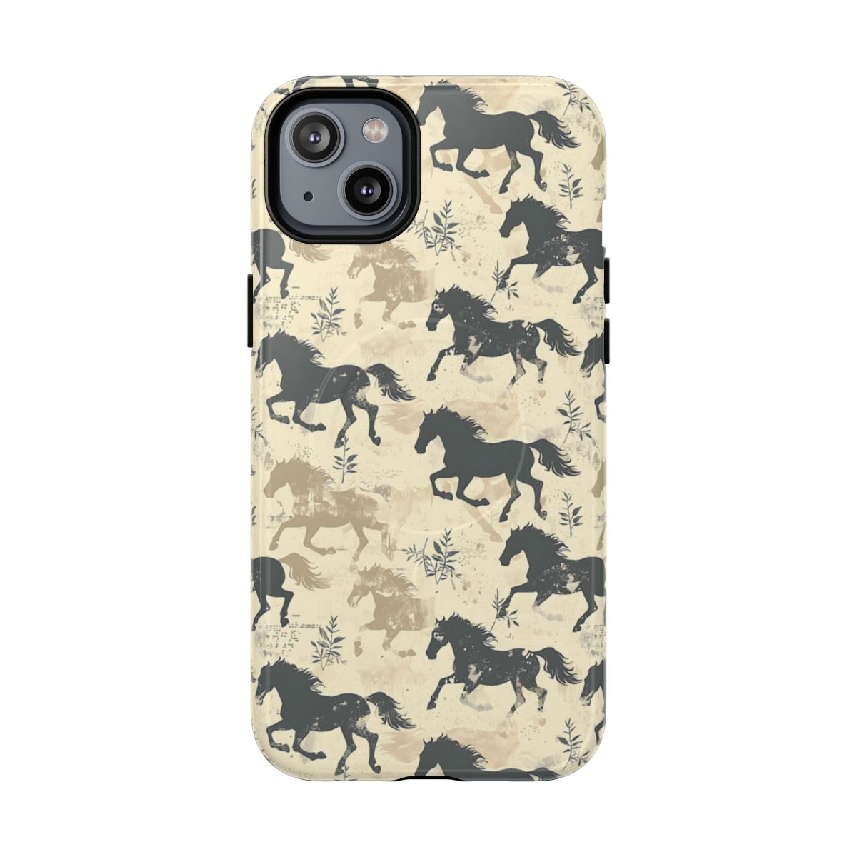 Taupe Horses Magnetic Case