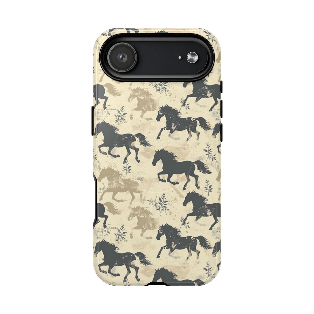 Taupe Horses Magnetic Case