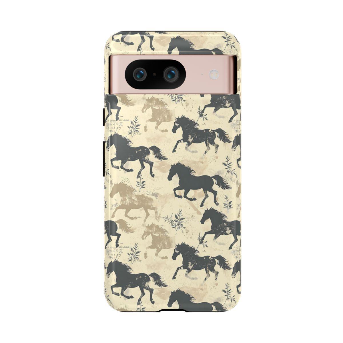 Taupe Horses Tough Case