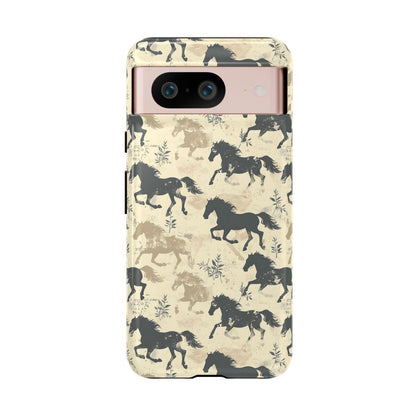 Taupe Horses Tough Case