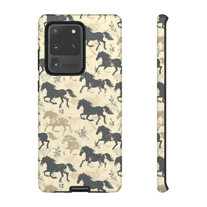 Taupe Horses Tough Case