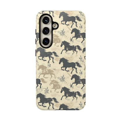 Taupe Horses Tough Case