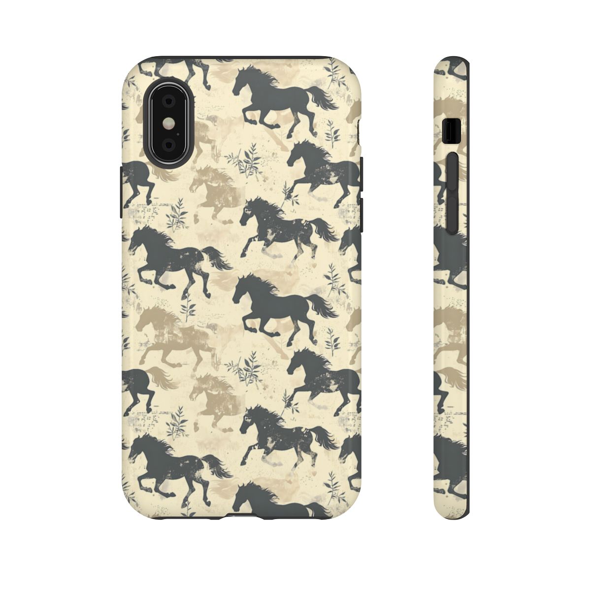 Taupe Horses Tough Case