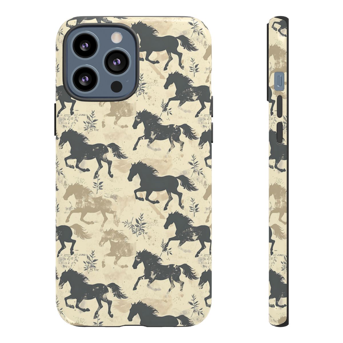 Taupe Horses Tough Case
