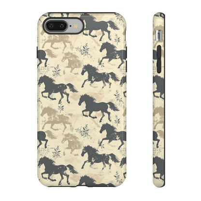 Taupe Horses Tough Case
