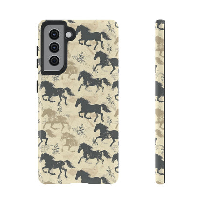 Taupe Horses Tough Case