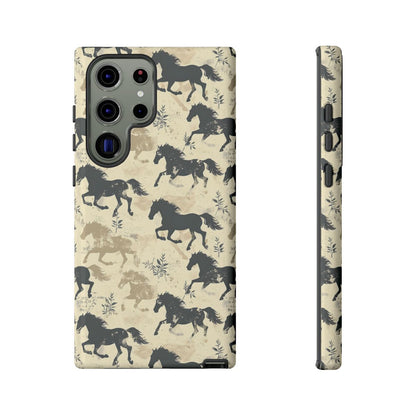 Taupe Horses Tough Case
