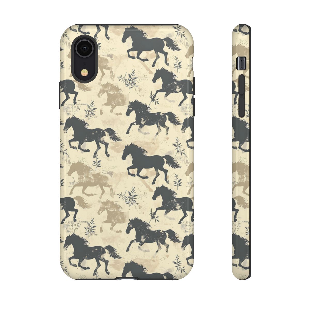 Taupe Horses Tough Case