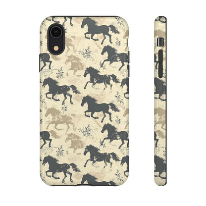 Taupe Horses Tough Case