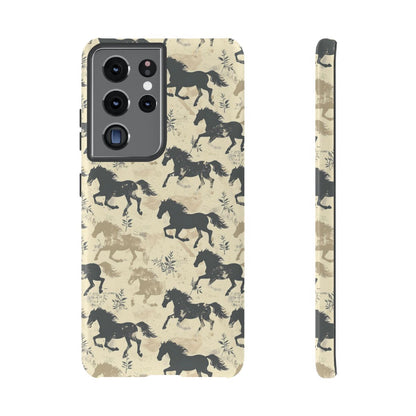 Taupe Horses Tough Case