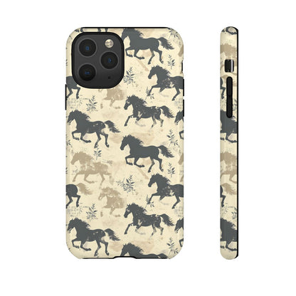 Taupe Horses Tough Case