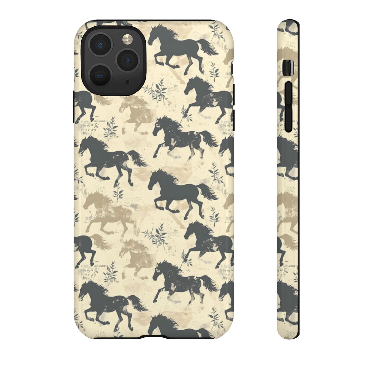 Taupe Horses Tough Case