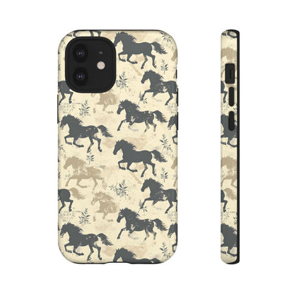 Taupe Horses Tough Case