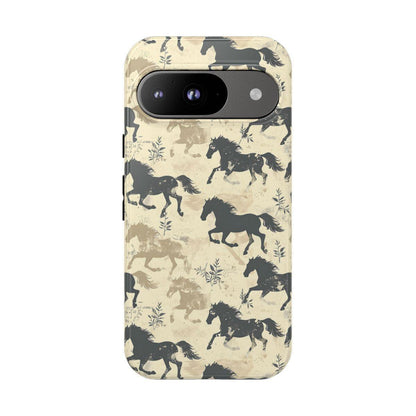 Taupe Horses Tough Case