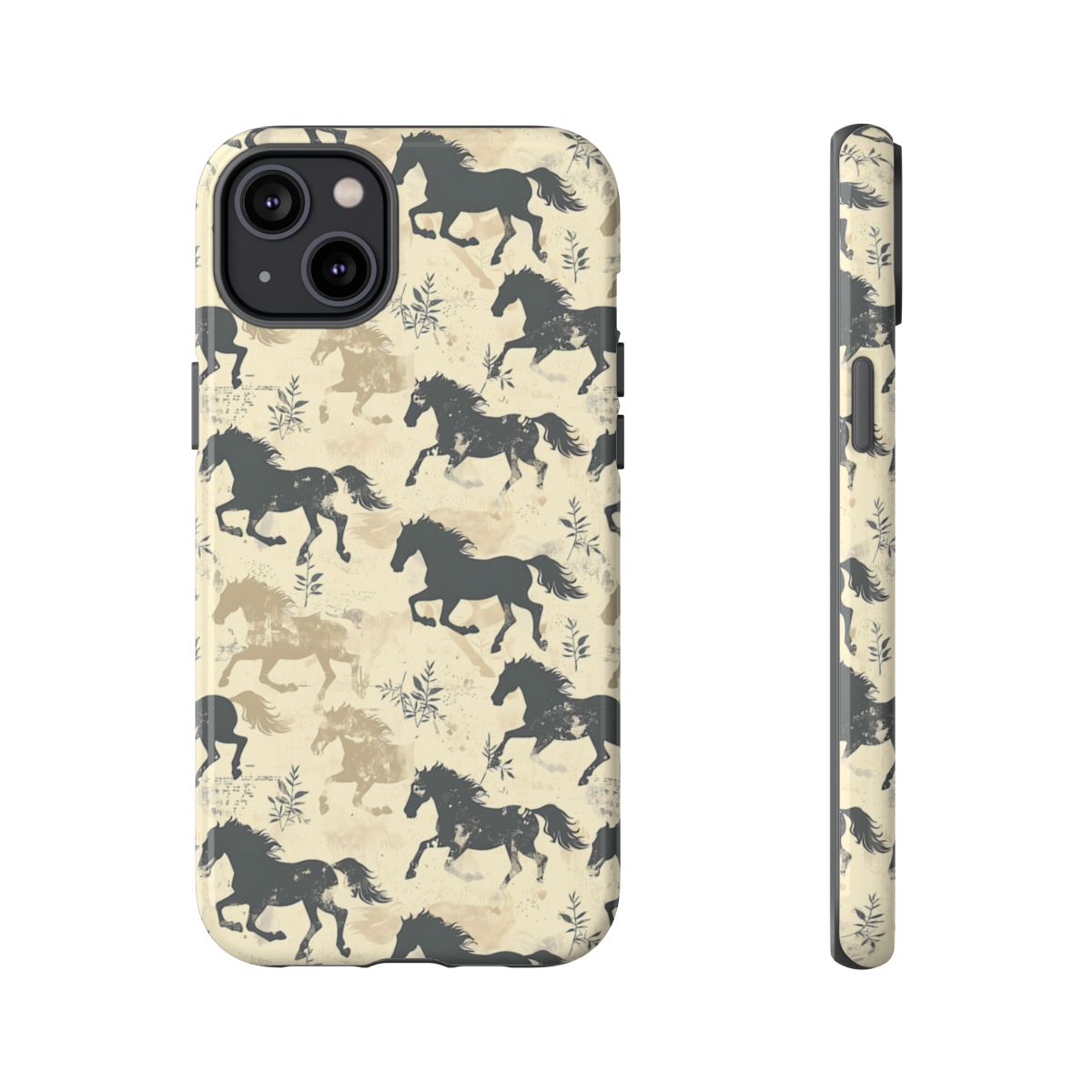 Taupe Horses Tough Case
