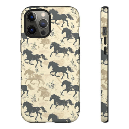 Taupe Horses Tough Case
