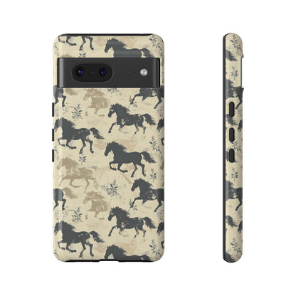 Taupe Horses Tough Case