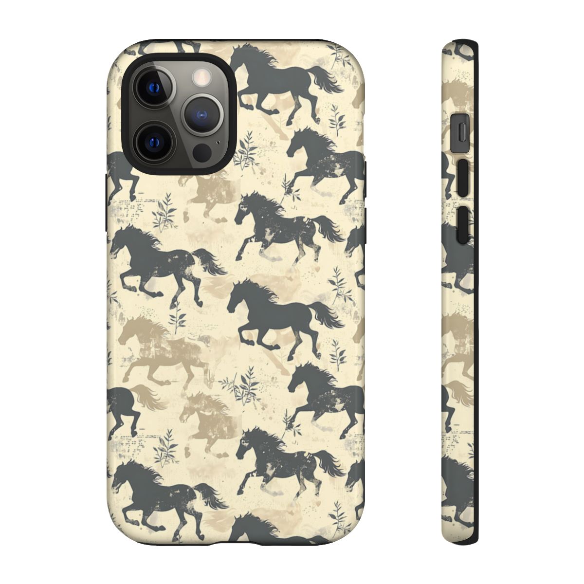 Taupe Horses Tough Case
