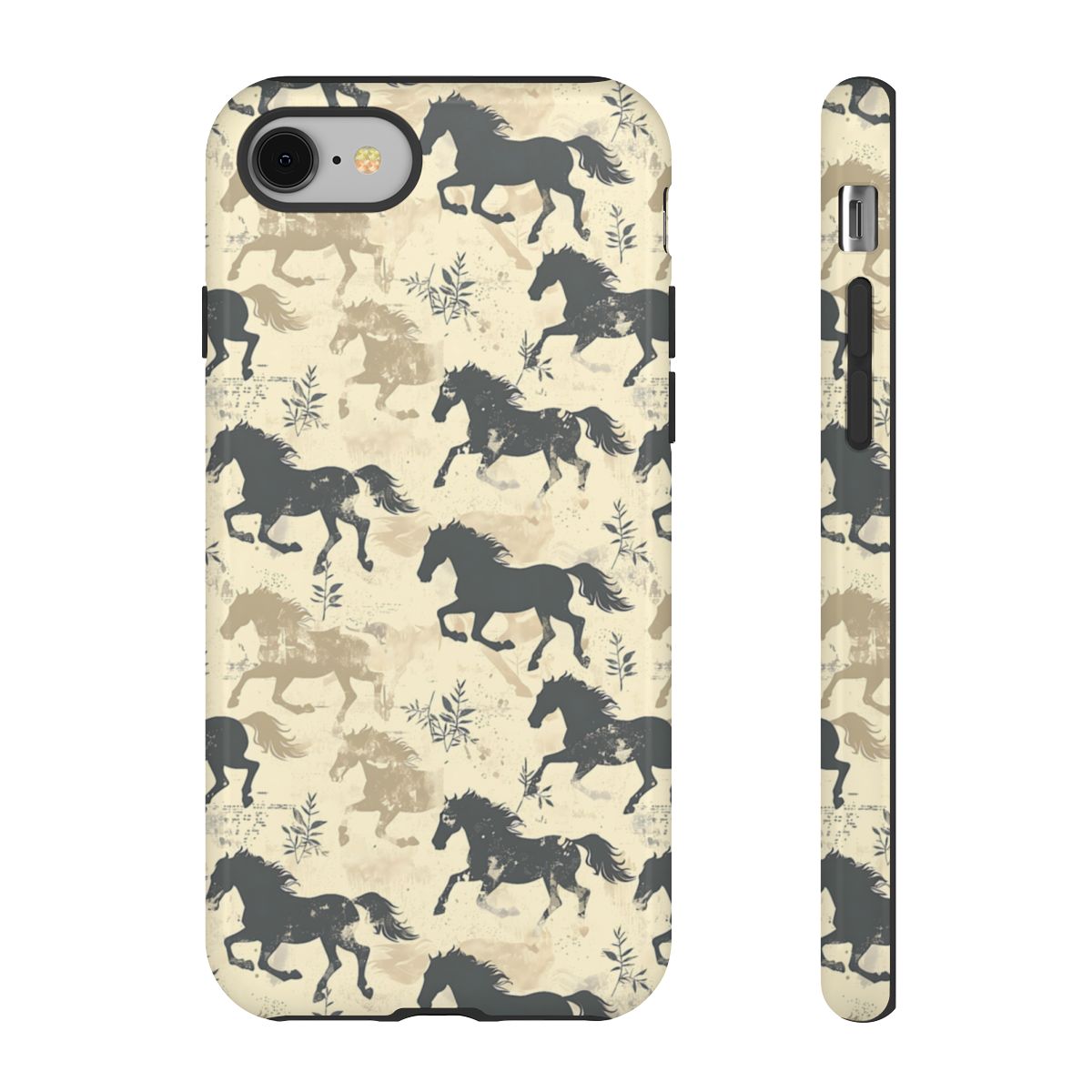 Taupe Horses Tough Case