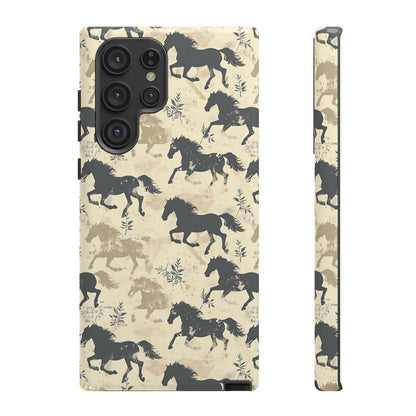 Taupe Horses Tough Case