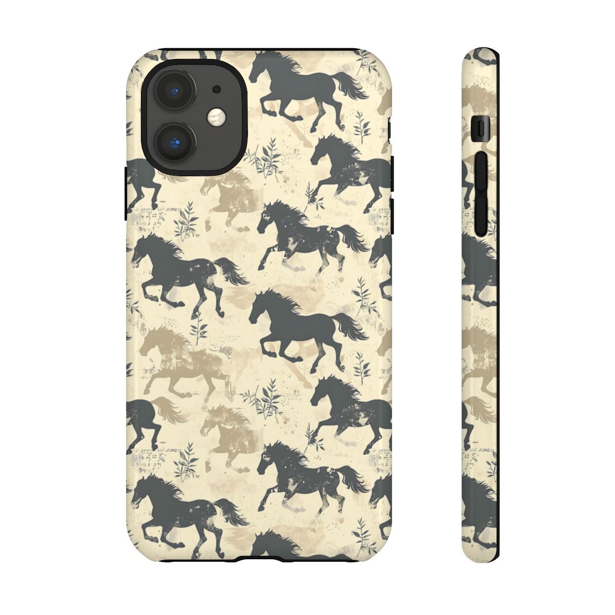 Taupe Horses Tough Case